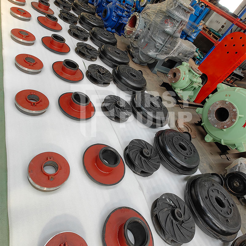 Детали насоса для шламового насоса Warman AH с металлической футеровкой