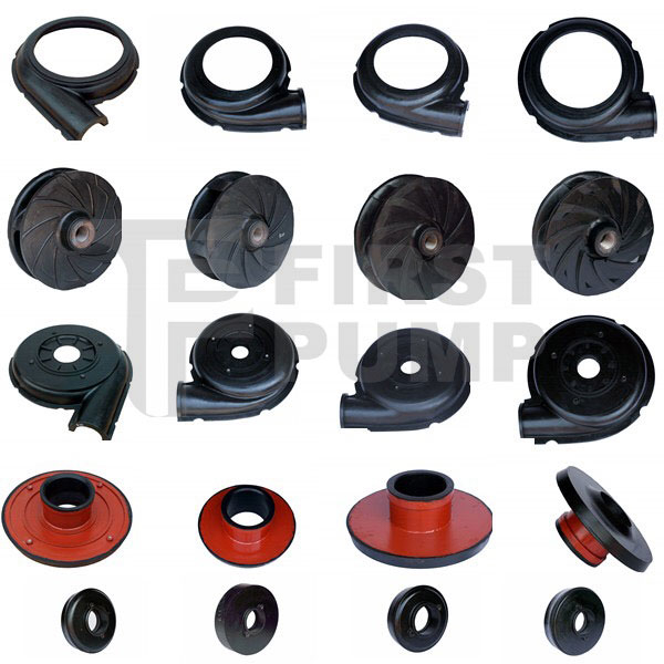 Детали насоса для шламового насоса Warman AH с металлической футеровкой